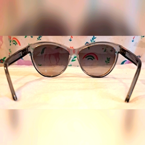 Chloe Clear Grey Cat Eye Neutral Designer Sunglasses Sunnies Glasses Frames - Picture 4 of 7